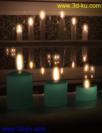 3D打印模型Animated Candle的图片