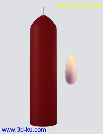 3D打印模型Animated Candle的图片