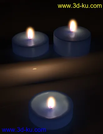 3D打印模型Animated Candle的图片