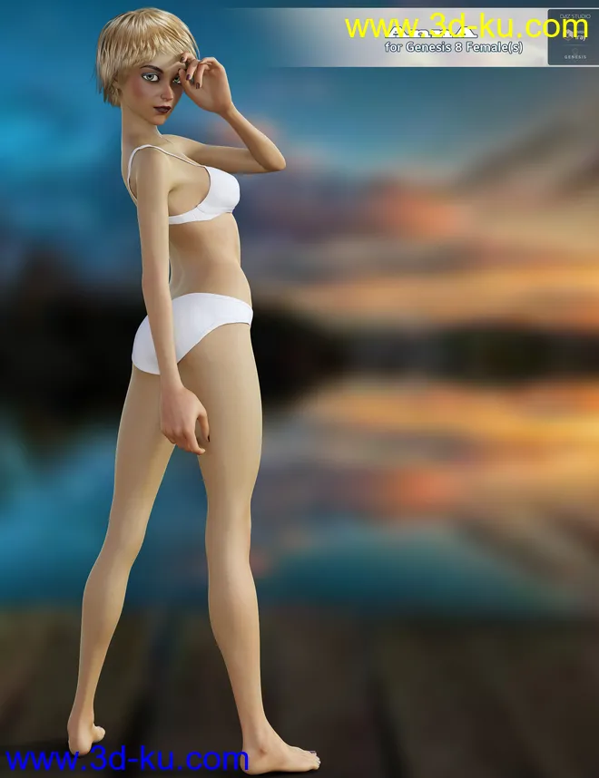 AnnA HD for Genesis 8 Female模型的图片8