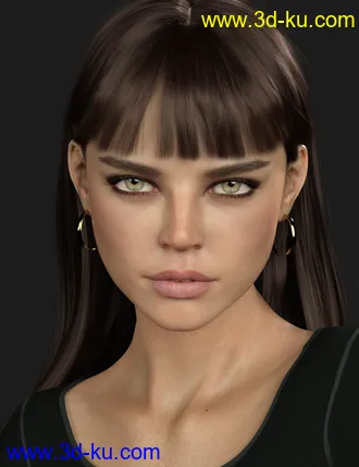3D打印模型Antonella HD for Genesis 8 Female的图片