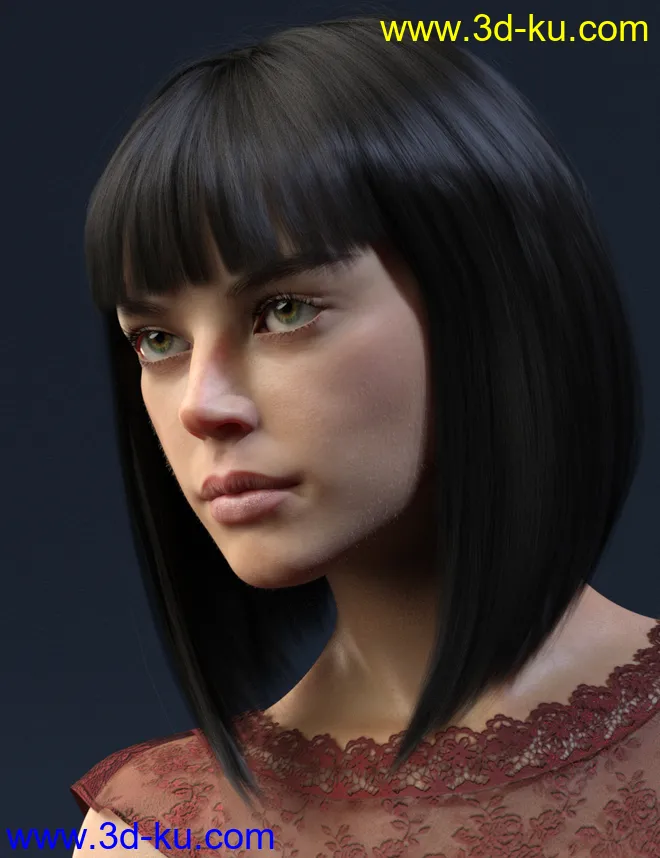 Antonella HD for Genesis 8 Female模型的图片4