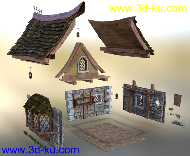 Apothecary Shop Expansion for Old Crone's Home模型的图片7