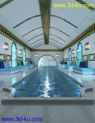3D打印模型Arabic Hall的图片