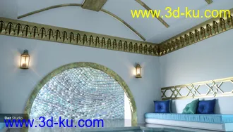 3D打印模型Arabic Hall的图片