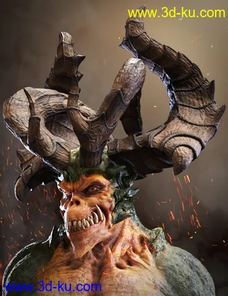 3D打印模型Archdemon HD for Genesis 8 Male的图片