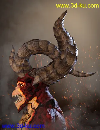 3D打印模型Archdemon HD for Genesis 8 Male的图片