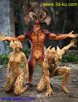 3D打印模型Archdemon HD for Genesis 8 Male的图片
