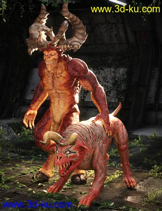 3D打印模型Archdemon HD for Genesis 8 Male的图片