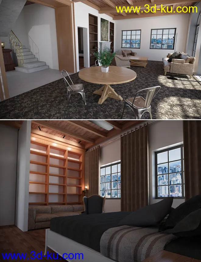 Architect's Penthouse模型的图片1