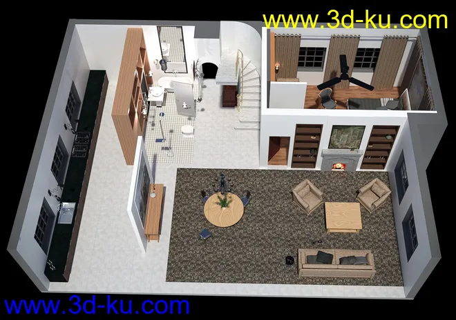 Architect's Penthouse模型的图片17