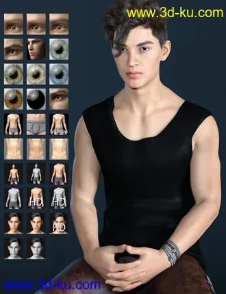 3D打印模型Armand HD for Genesis 8 Male and Valentino 8的图片