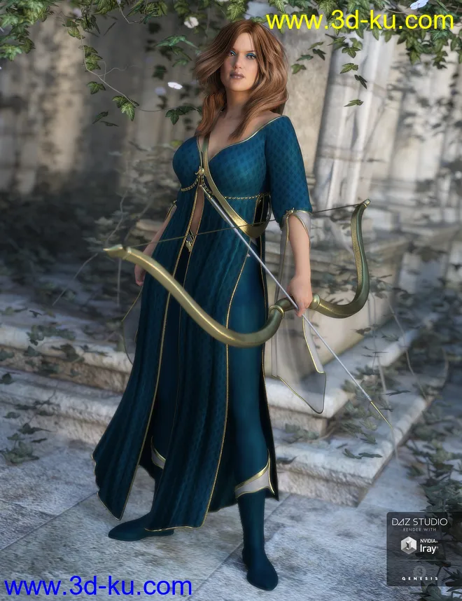 Artemis Moon Outfit Textures模型的图片2