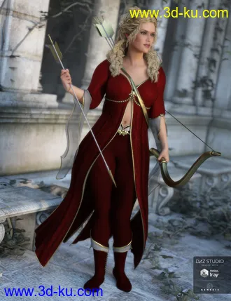 3D打印模型Artemis Moon Outfit Textures的图片