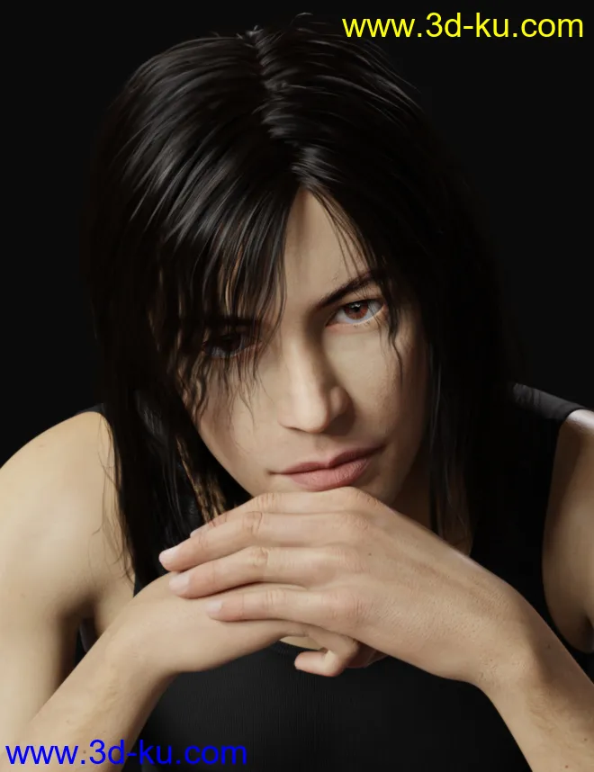 Asher HD for Genesis 8 Male模型的图片2