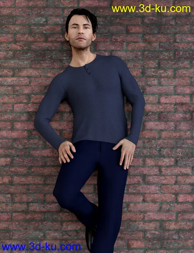 Asher HD for Genesis 8 Male模型的图片4