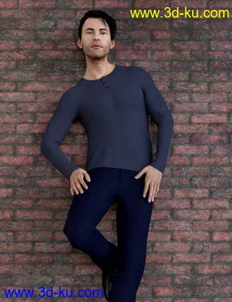 3D打印模型Asher HD for Genesis 8 Male的图片