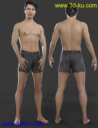 3D打印模型Asher HD for Genesis 8 Male的图片