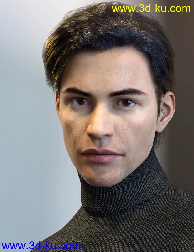 Asher HD for Genesis 8 Male模型的图片7