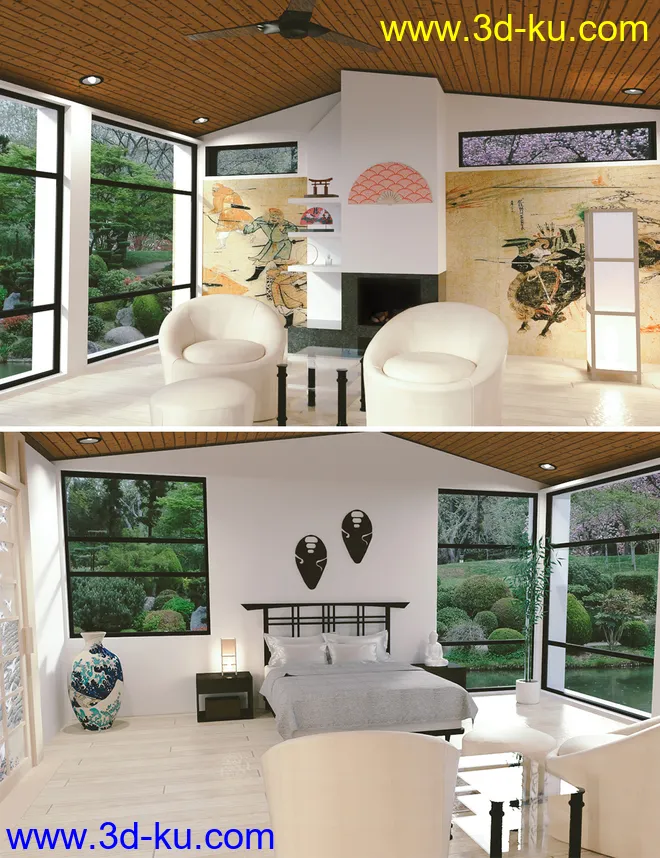 Asian Master Suite模型的图片1