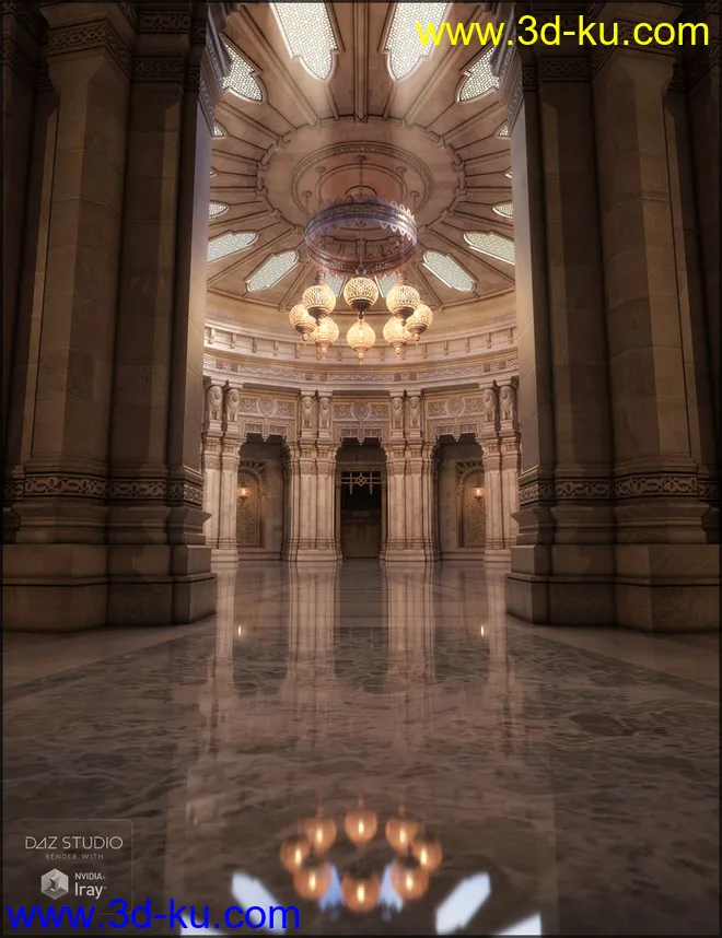Aslan Court 1 Iray Addon模型的图片1