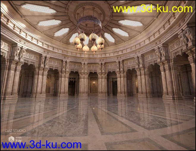 Aslan Court 1 Iray Addon模型的图片2