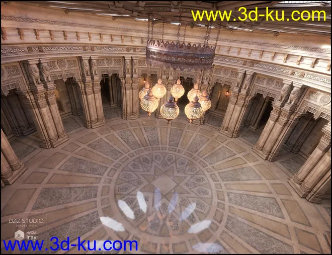 Aslan Court 1 Iray Addon模型的图片5