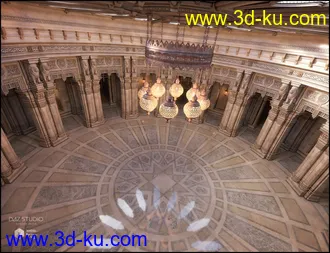 3D打印模型Aslan Court 1 Iray Addon的图片