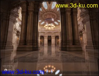 3D打印模型Aslan Court 1 Iray Addon的图片