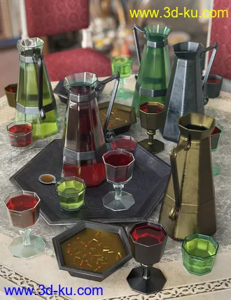 3D打印模型Aslan Table Props的图片