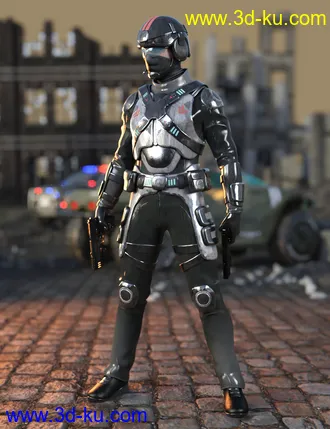 3D打印模型Assault Soldier Outfit for Genesis 8 Male(s)的图片