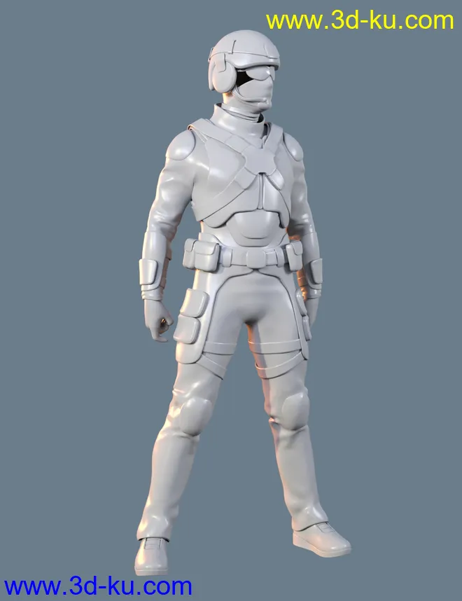 Assault Soldier Outfit for Genesis 8 Male(s)模型的图片7