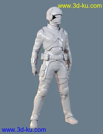 3D打印模型Assault Soldier Outfit for Genesis 8 Male(s)的图片