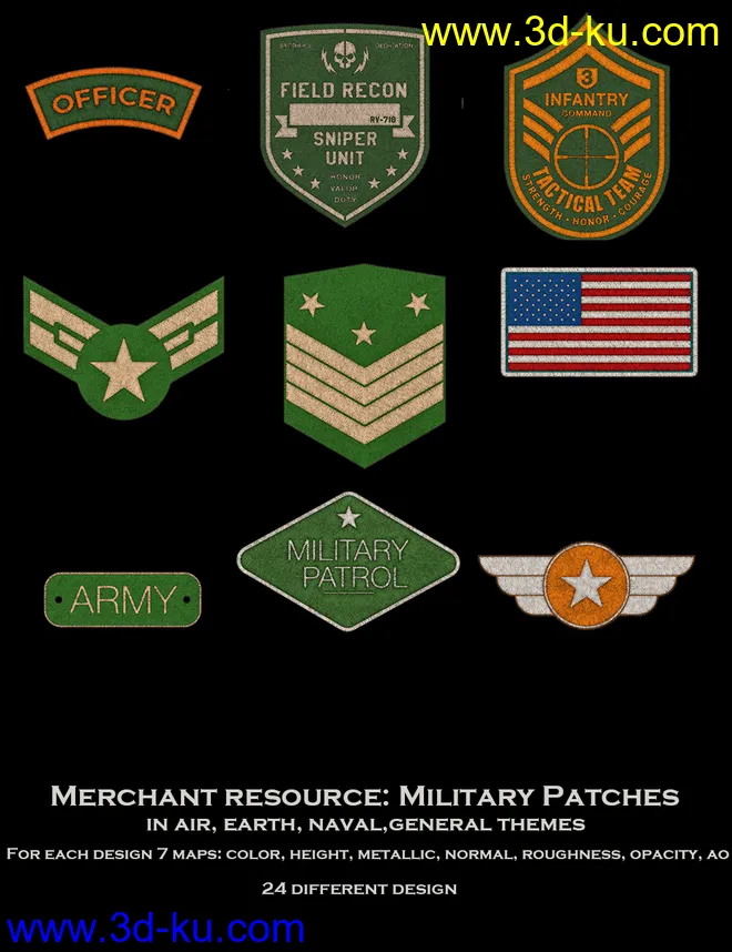 Astro and Military Patch Merchant Resource模型的图片2