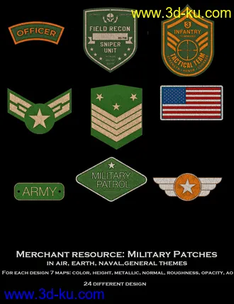 3D打印模型Astro and Military Patch Merchant Resource的图片