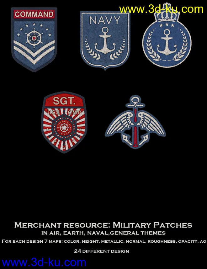 Astro and Military Patch Merchant Resource模型的图片3