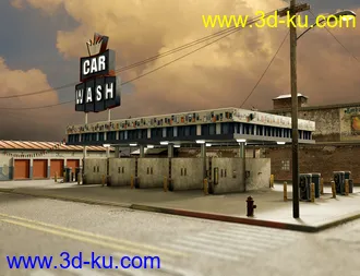 3D打印模型At the Car Wash的图片