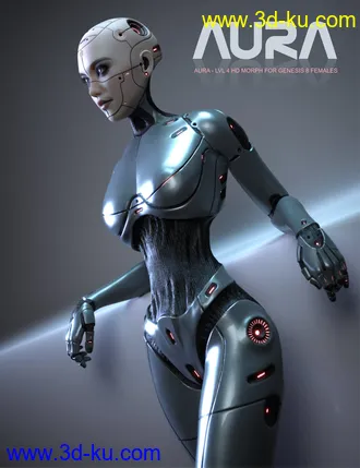 3D打印模型Aura for Genesis 8 Female的图片