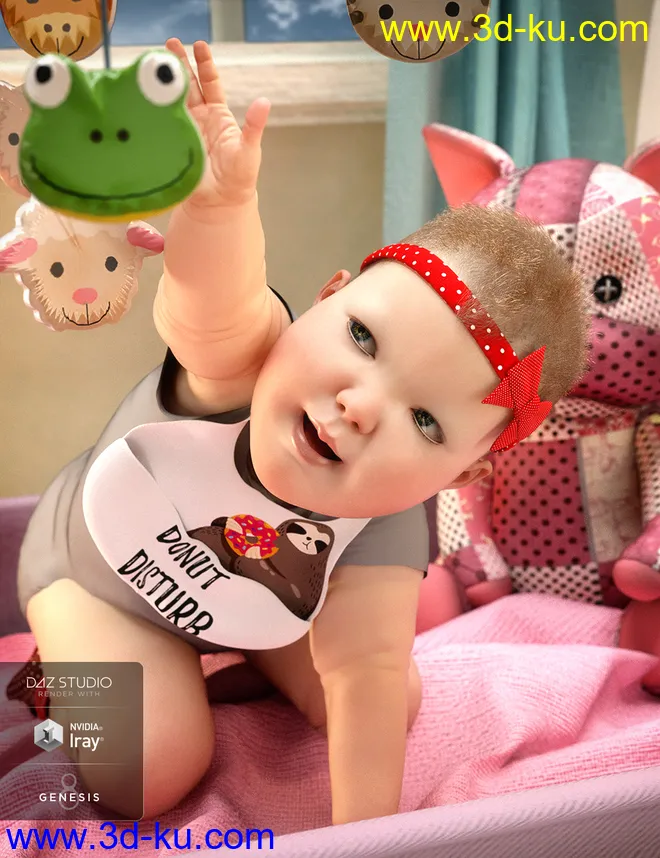 Baby Accessories for Genesis 8模型的图片2