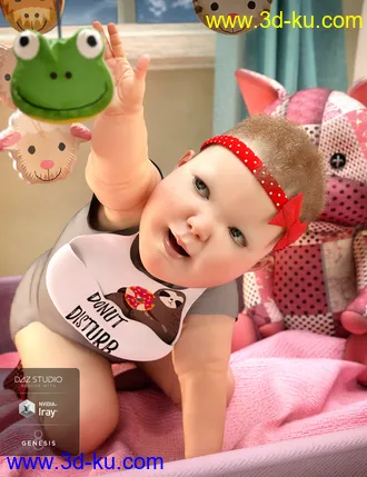 3D打印模型Baby Accessories for Genesis 8的图片