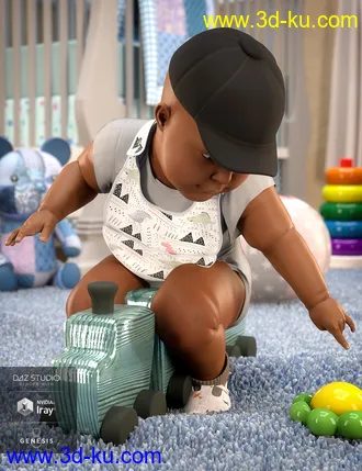 3D打印模型Baby Accessories for Genesis 8的图片