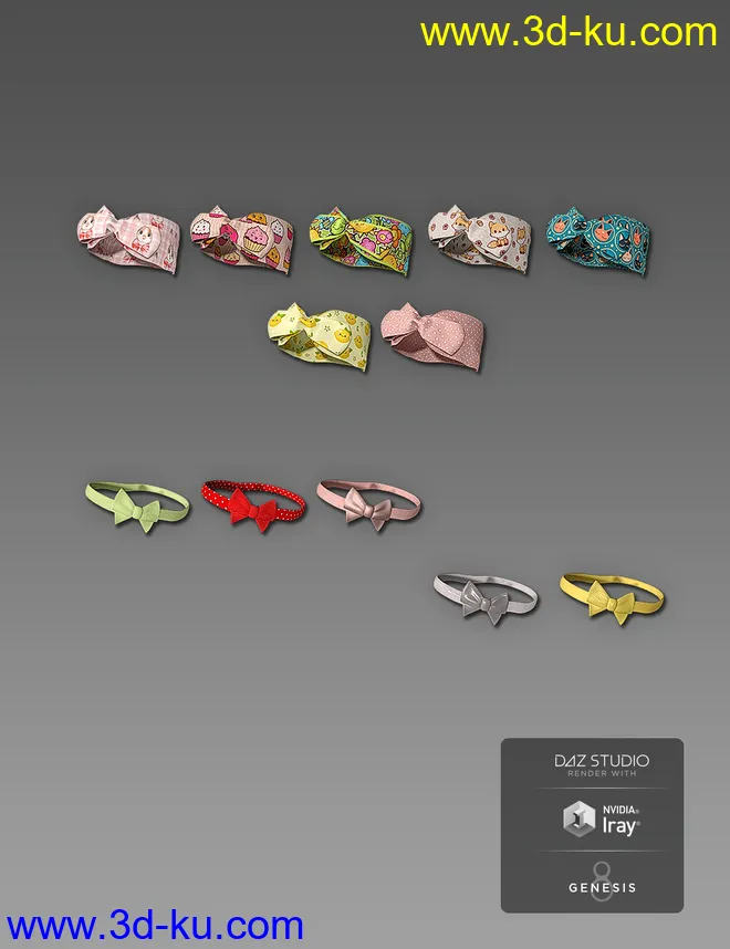 Baby Accessories for Genesis 8模型的图片7