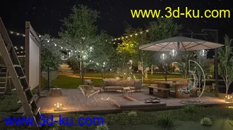 3D打印模型Backyard Sanctuary的图片