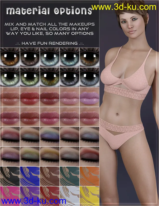 Bahari for Genesis 8 Female模型的图片11