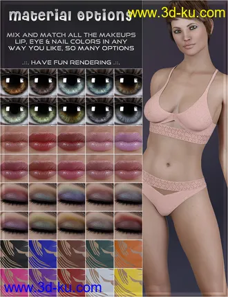 3D打印模型Bahari for Genesis 8 Female的图片