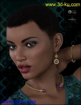 3D打印模型Bali Jewelry for Genesis 8 Female(s)的图片