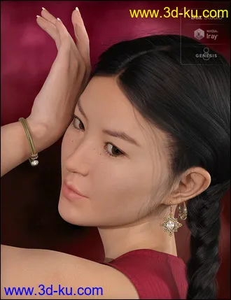 3D打印模型Bali Jewelry for Genesis 8 Female(s)的图片