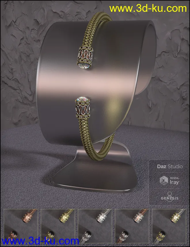 Bali Jewelry for Genesis 8 Female(s)模型的图片11