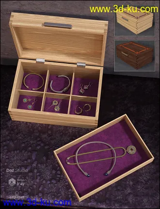 3D打印模型Bali Jewelry for Genesis 8 Female(s)的图片