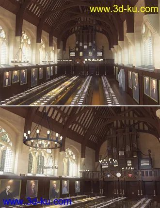 3D打印模型Balliol College的图片